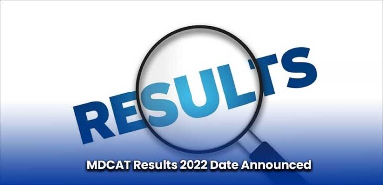 MDCAT Results 2022 Date Announced