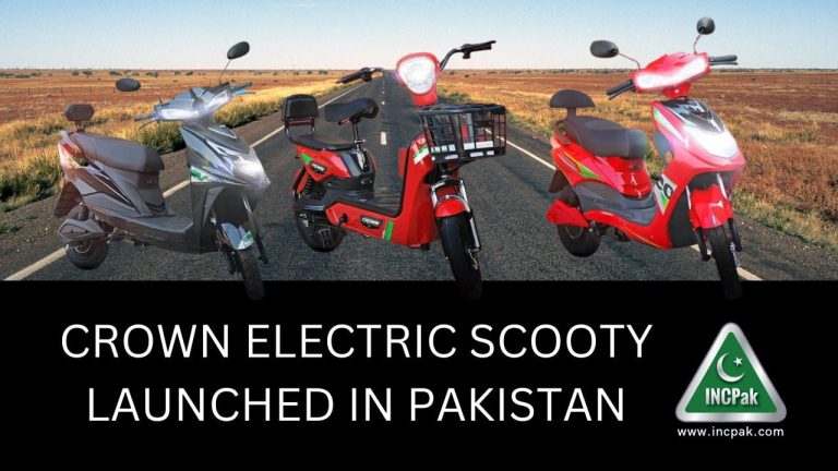 Crown Electric Scooty Launched in Pakistan